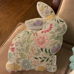 Samantha Pleet White and Pink Accent Pillow Art